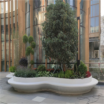 戶外廣場GRC樹池坐凳藝術(shù)景觀坐凳飾紀上品廣東GRC構(gòu)件