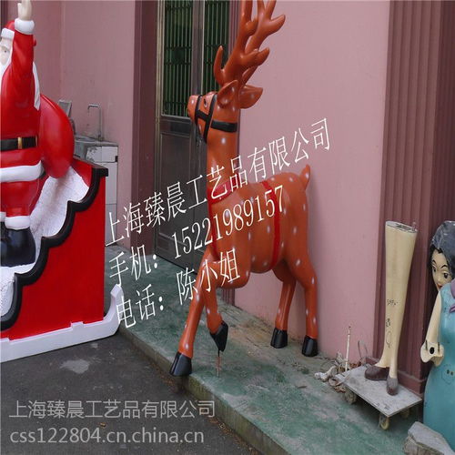 現(xiàn)貨玻璃鋼園林場地道具景觀雕刻美陳工藝品 圣誕老人景觀藝術